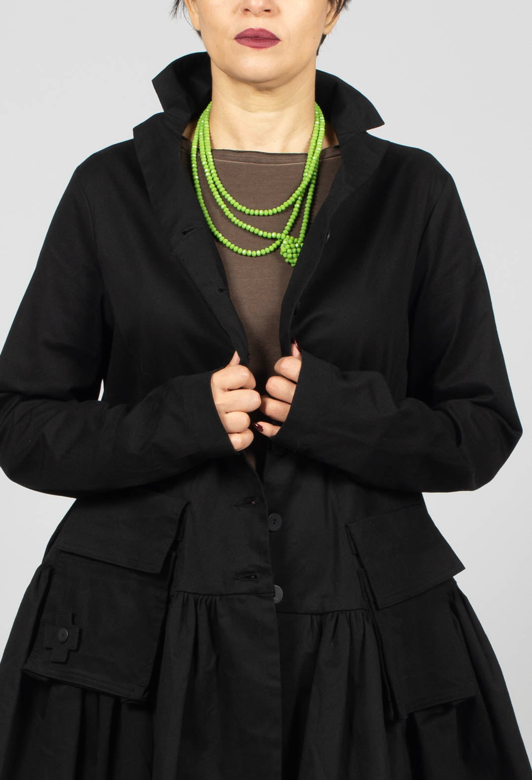 Cargo Blazer in Black