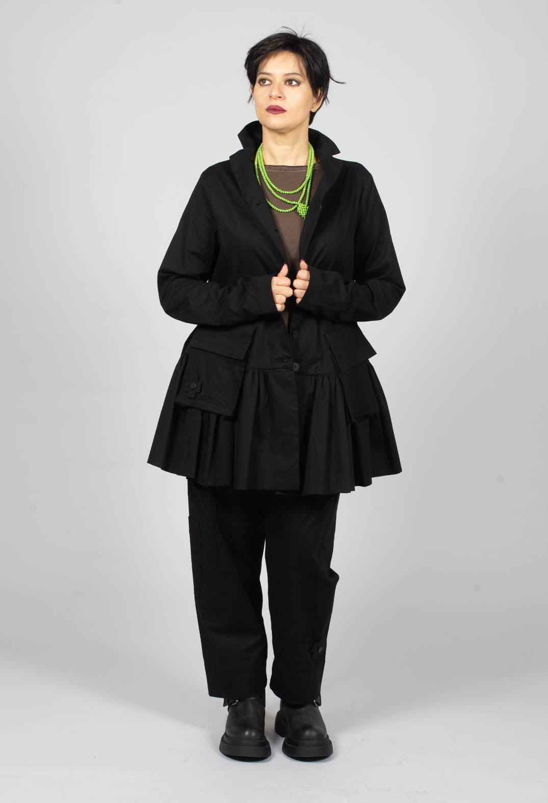 Cargo Blazer in Black