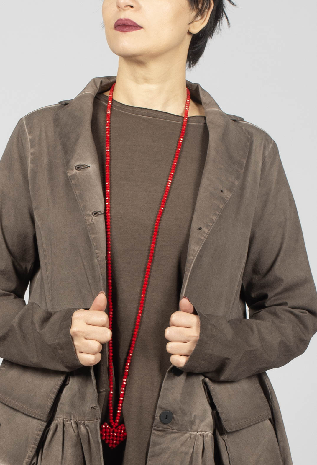 Cargo Blazer in Chocloate