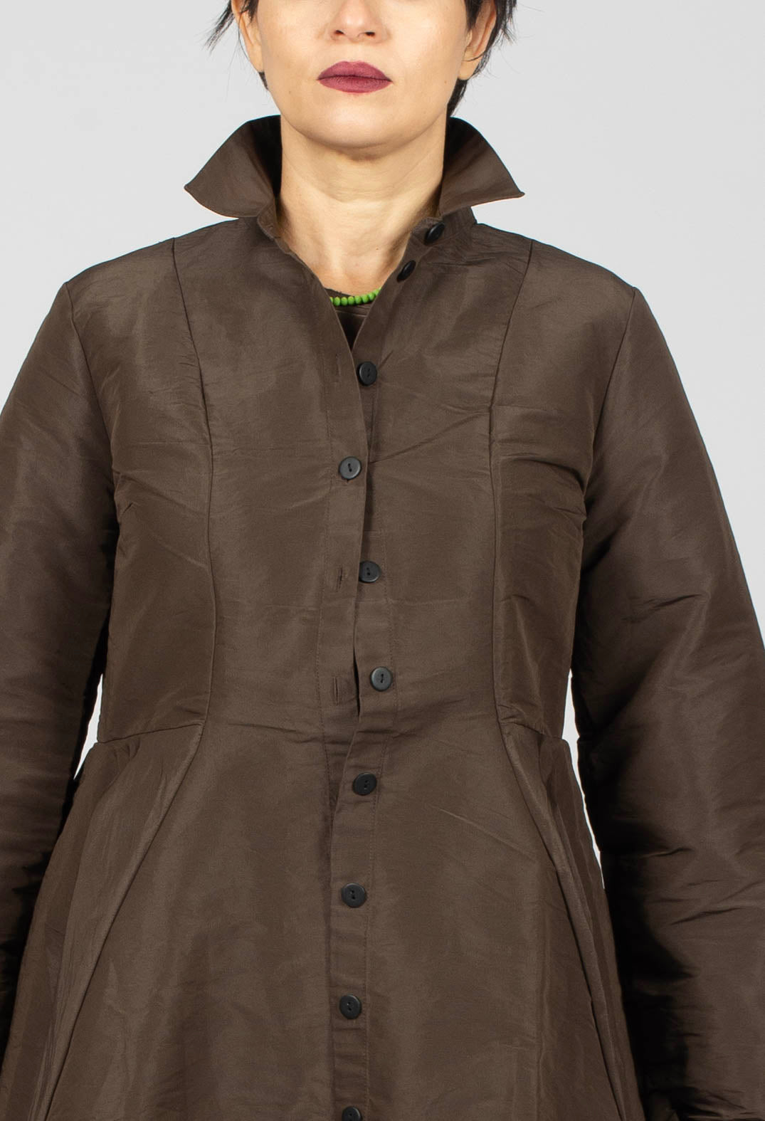 T Blouse in Chocolate