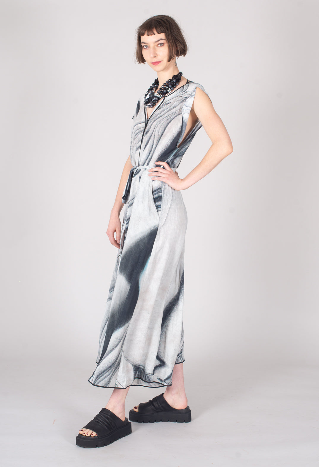 Sava Overalls in Grey Blue