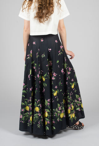 Debby Trousers in Nero Limoni