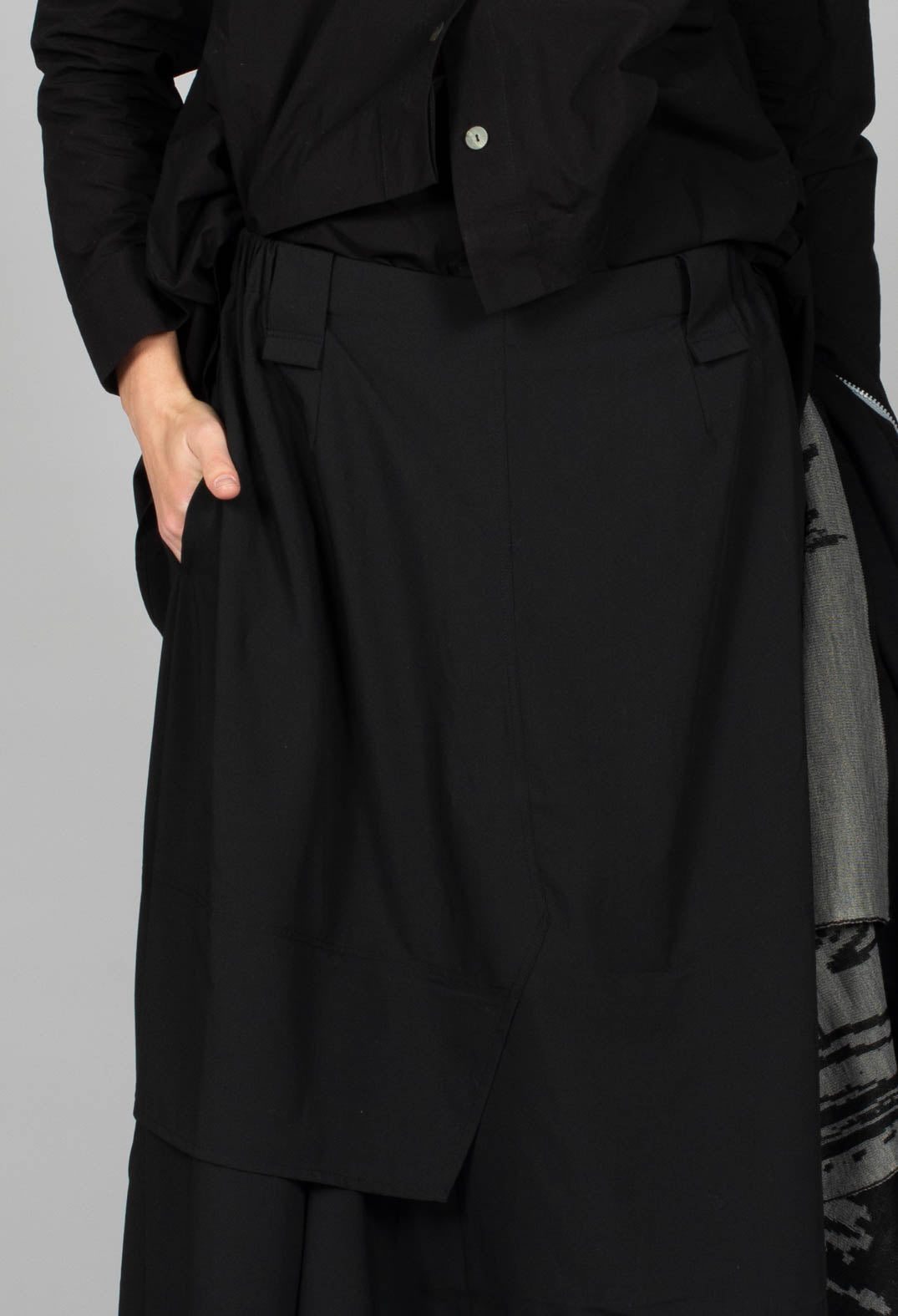 Layered Skirt in Black