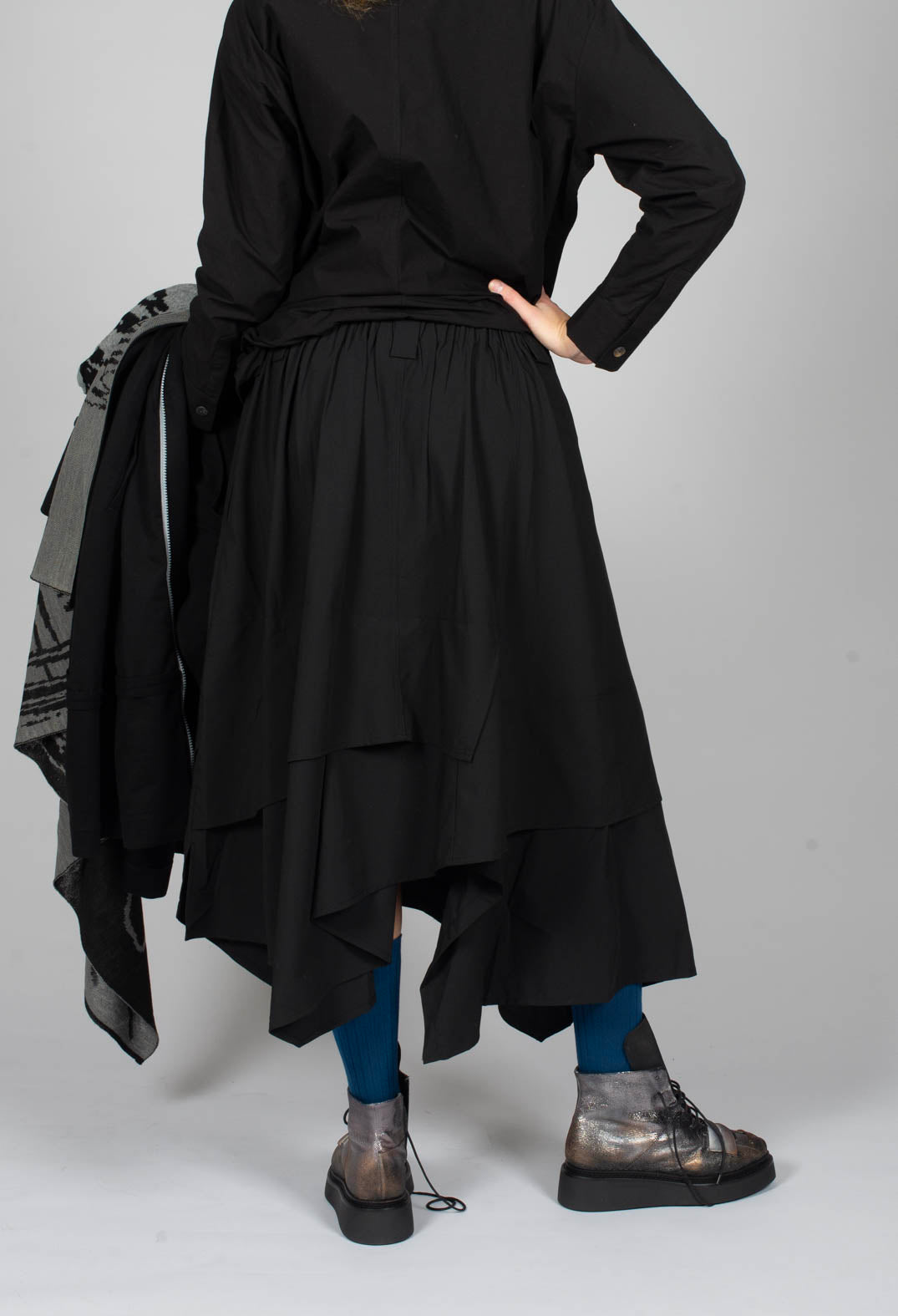 Layered Skirt in Black