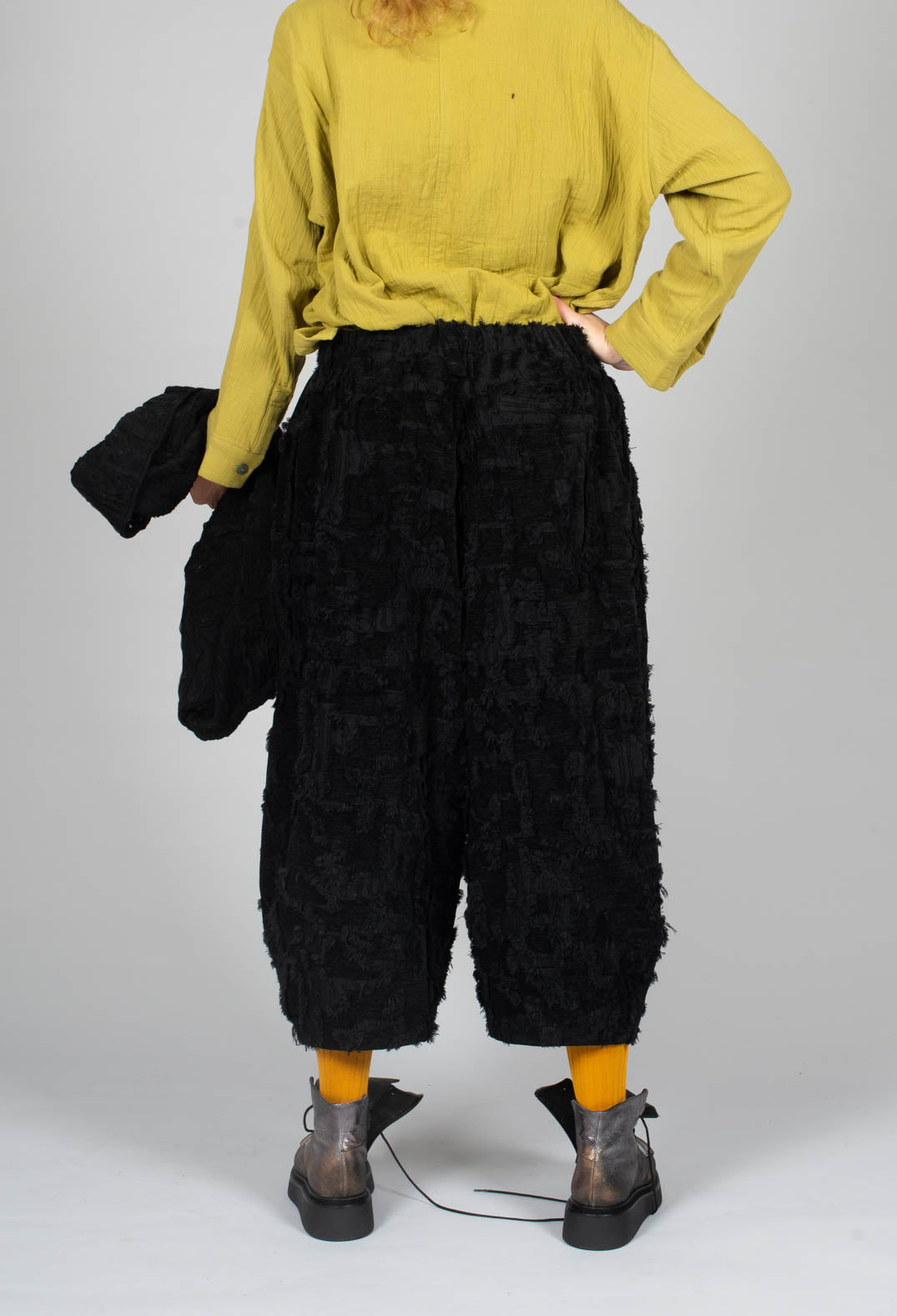 Felted Trouser in Black
