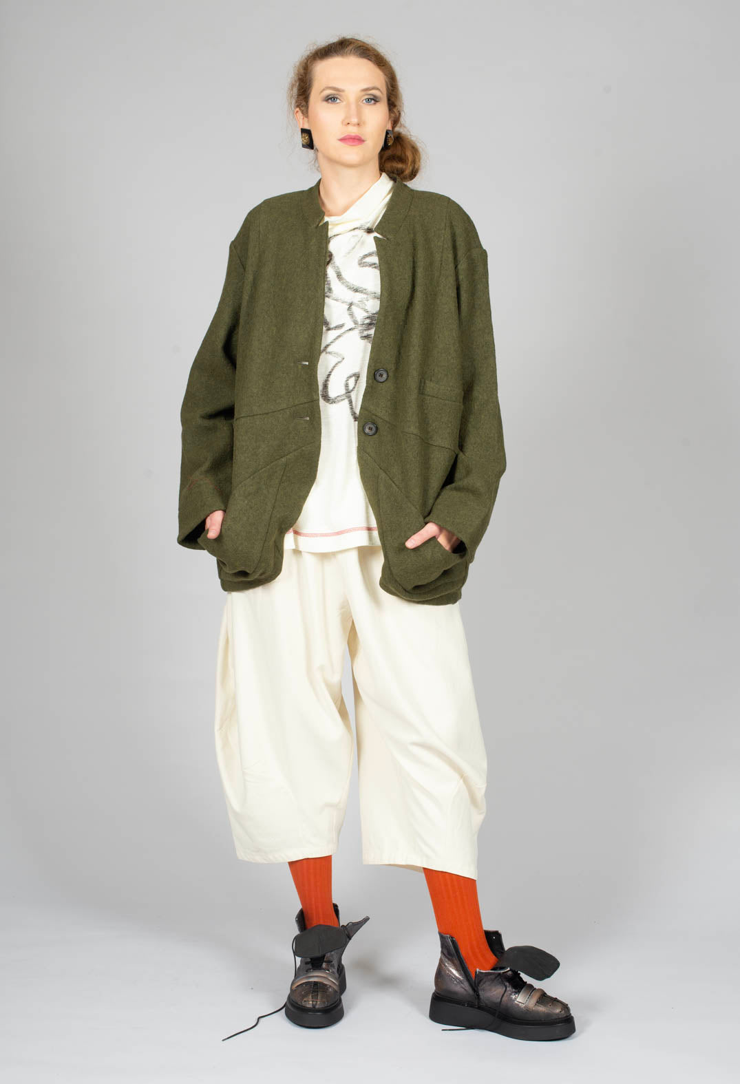 Wide Leg Trouser in White