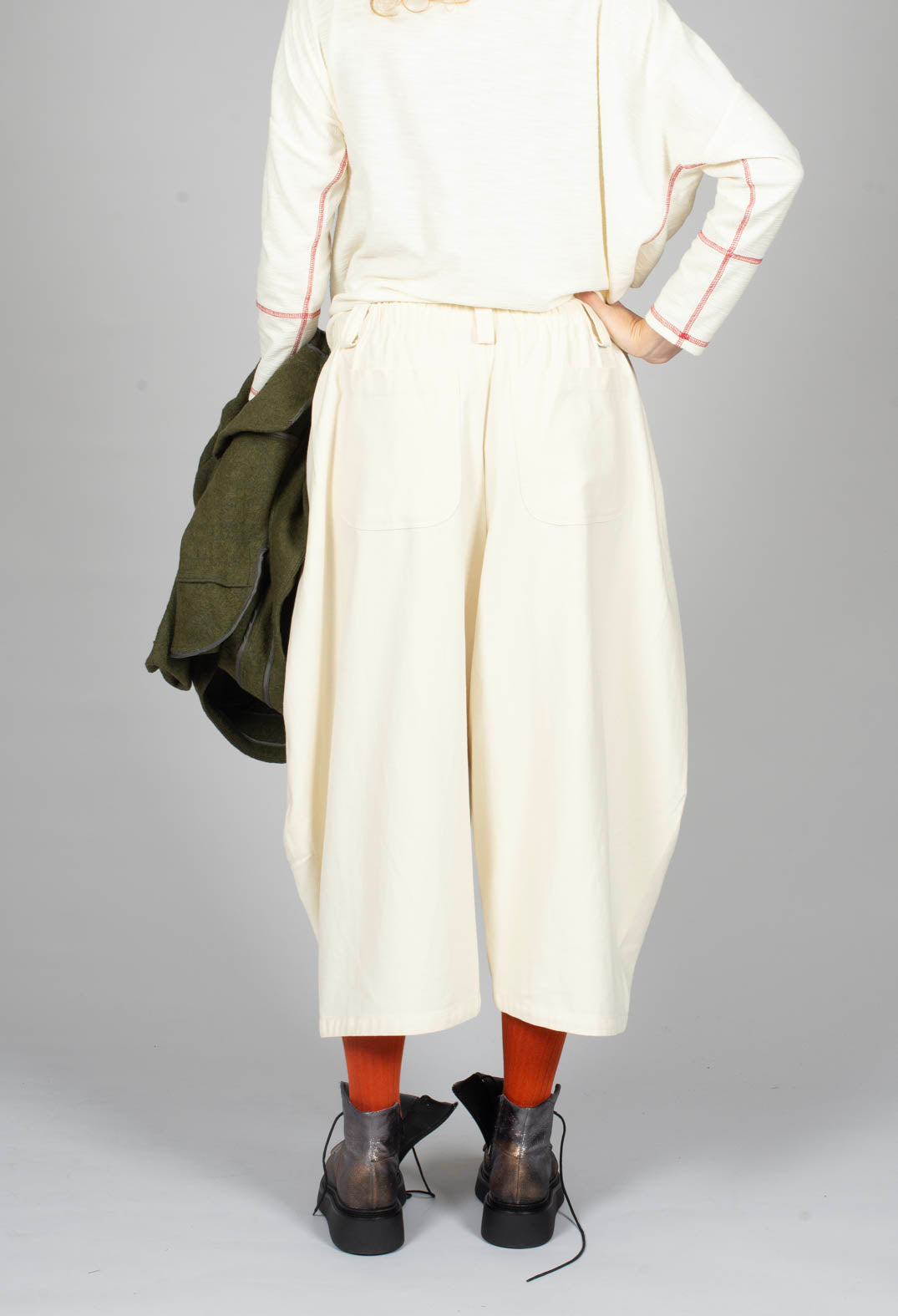 Wide Leg Trouser in White