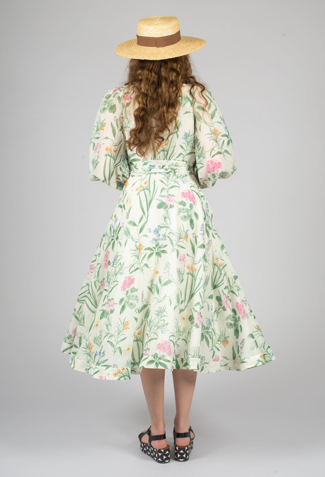 Long Ligea Dress in Flori