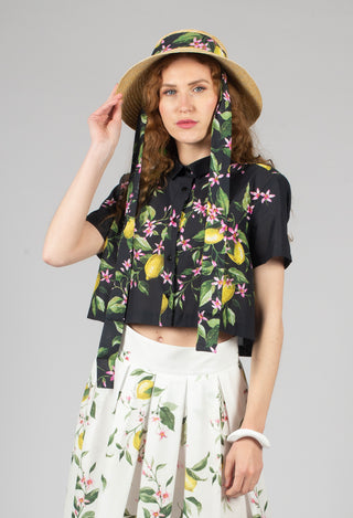 Eucalipto Shirt in Nero Limoni