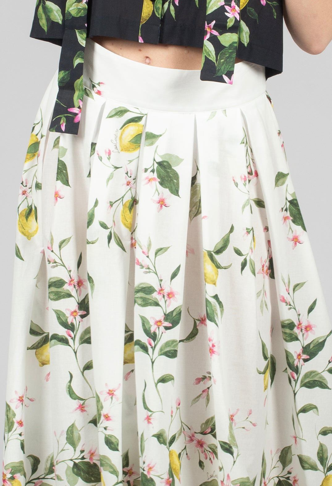 Iris Skirt in Panna Limoni