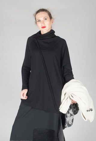 Longline Structred Top in Black