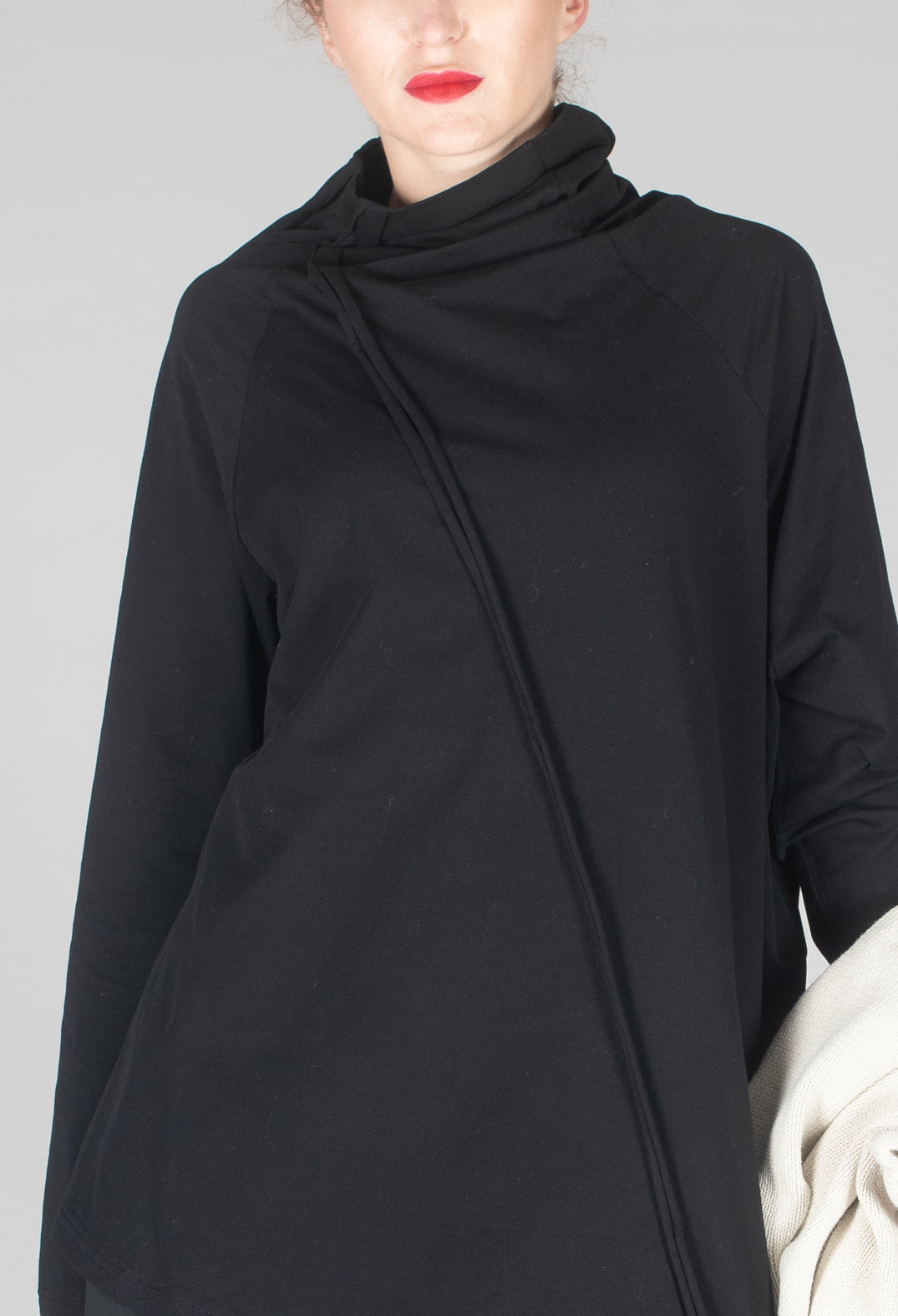 Longline Structred Top in Black