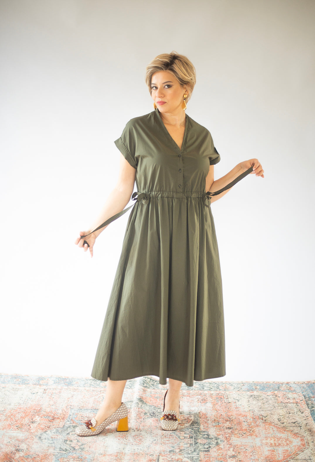Gioioso Dress in Alga