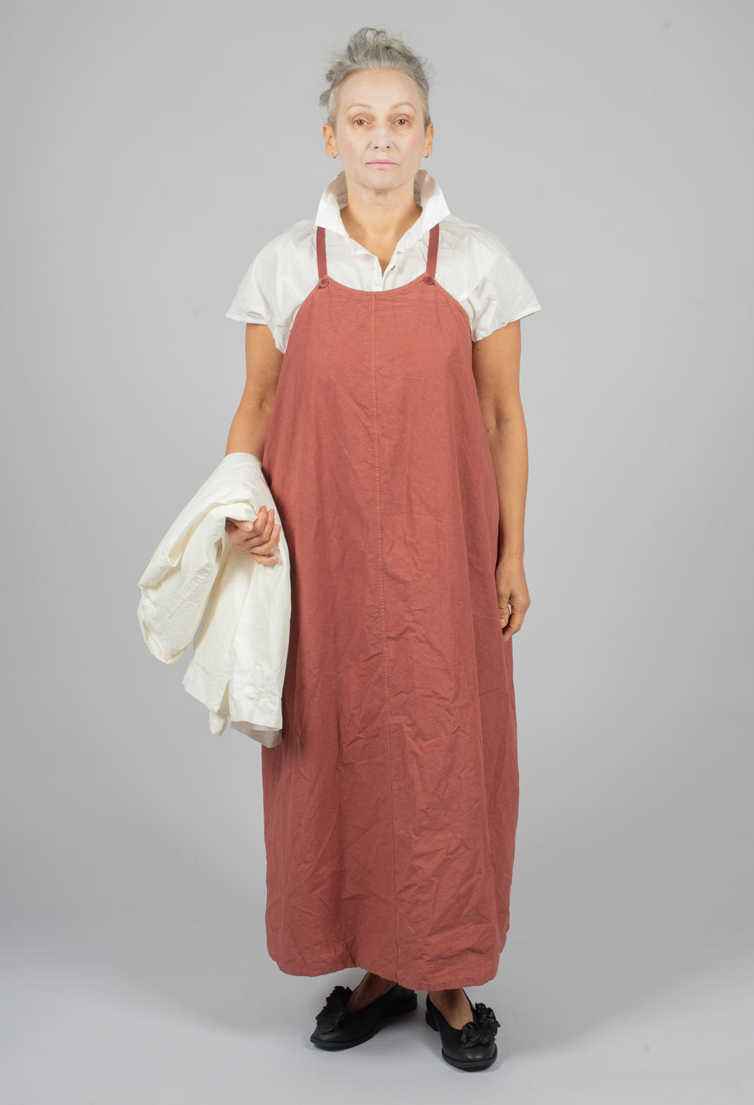Salopette Pinafore CC in Coral