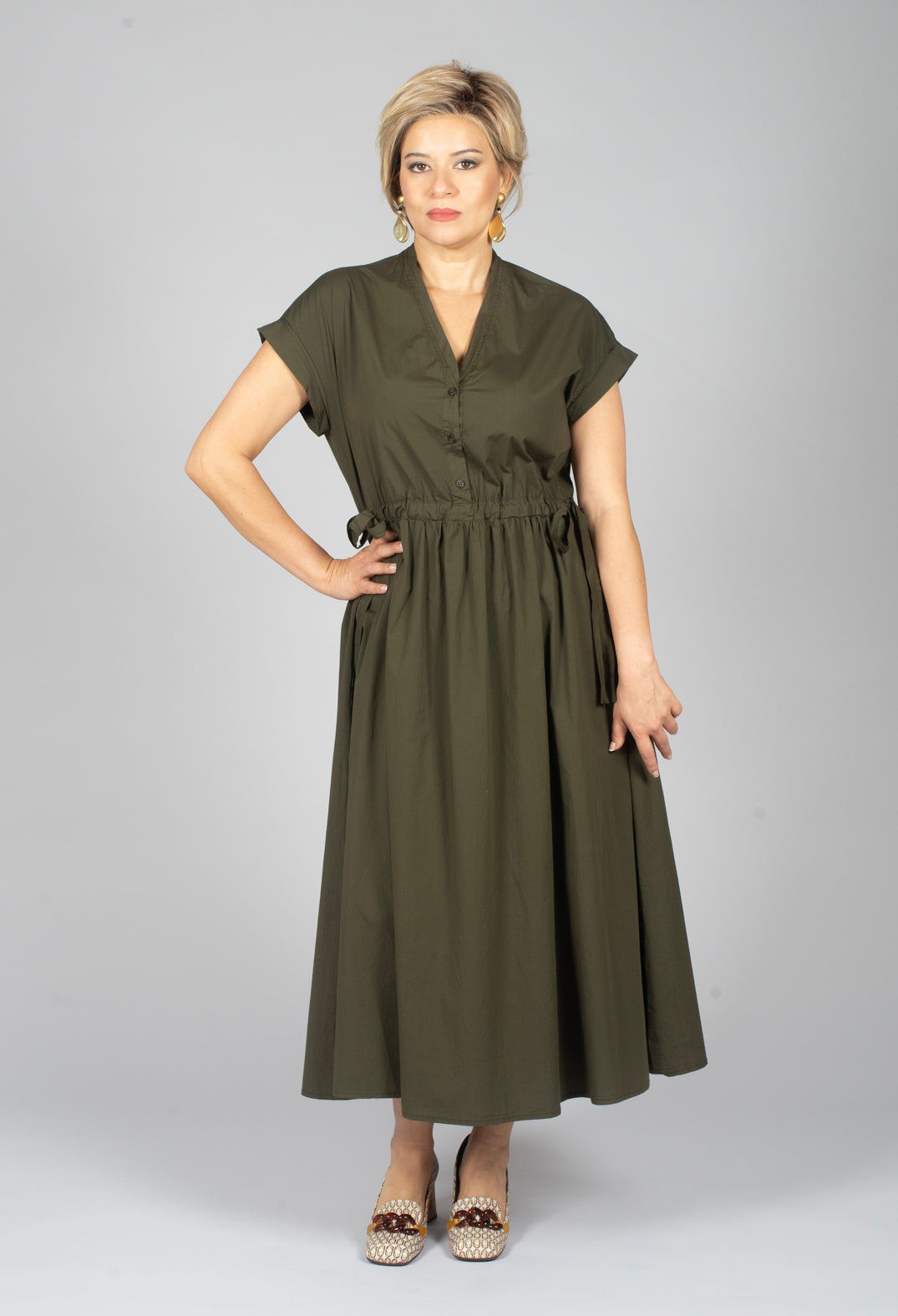 Gioioso Dress in Alga