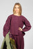 Odette Blouse in Dark Plum