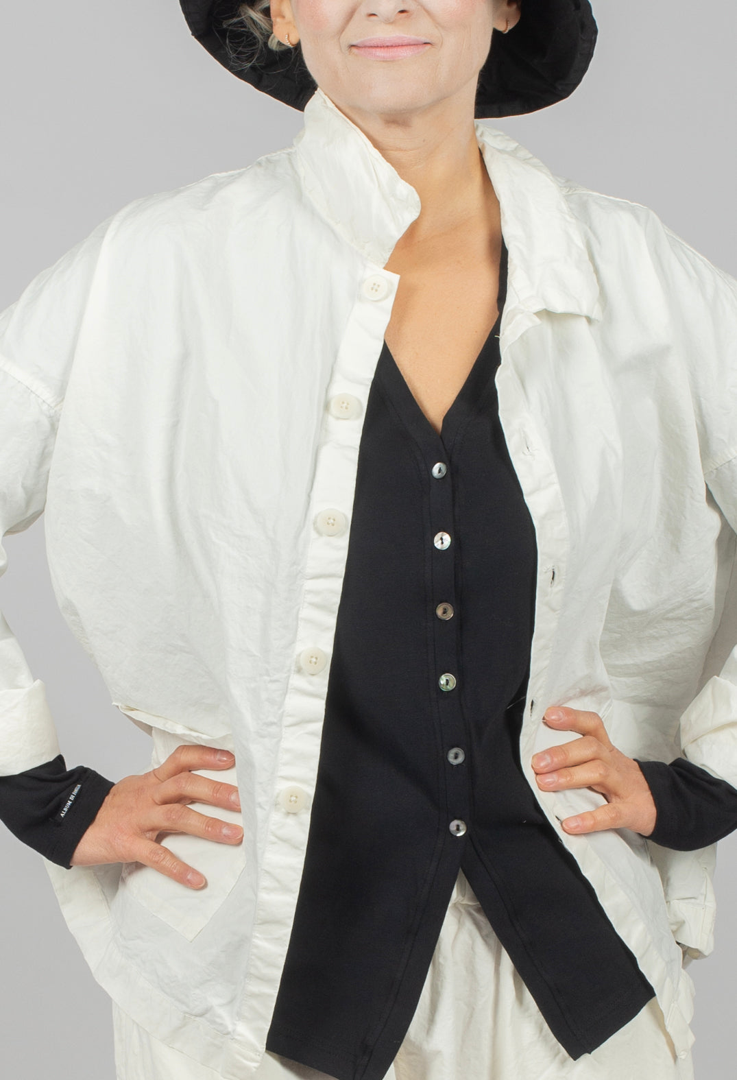 Over Shirt CC in Milk