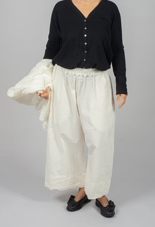 Wide Trousers CC in Milk