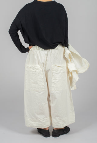 Wide Trousers CC in Milk
