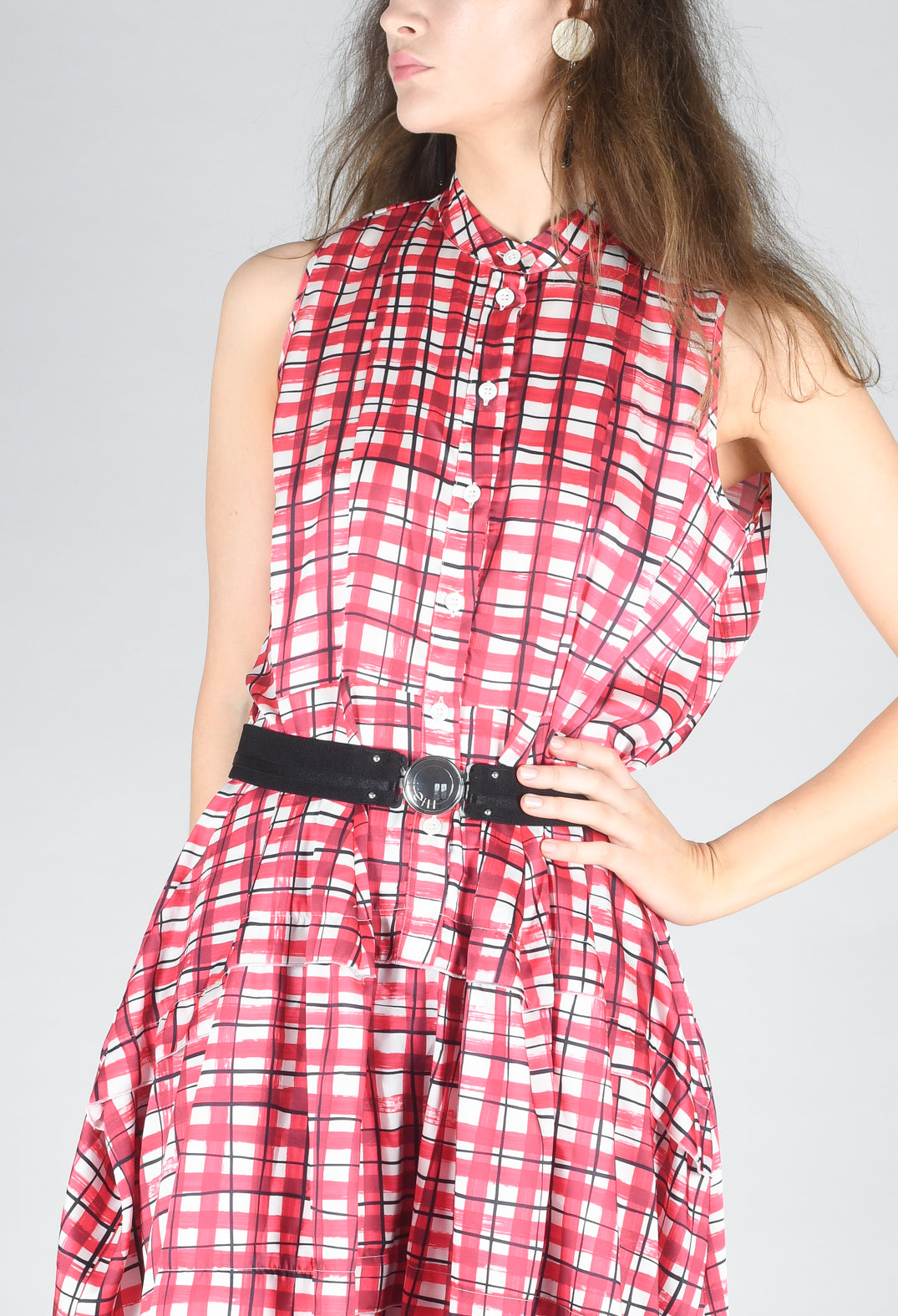 Premiere Dress in Pink Check