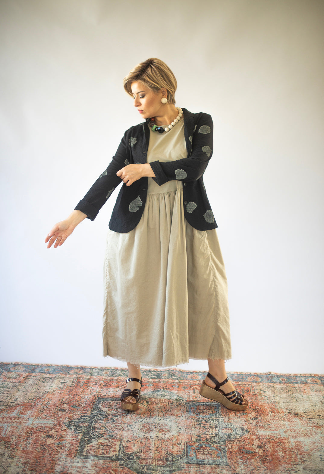 Cocoa Dress in Grezzo