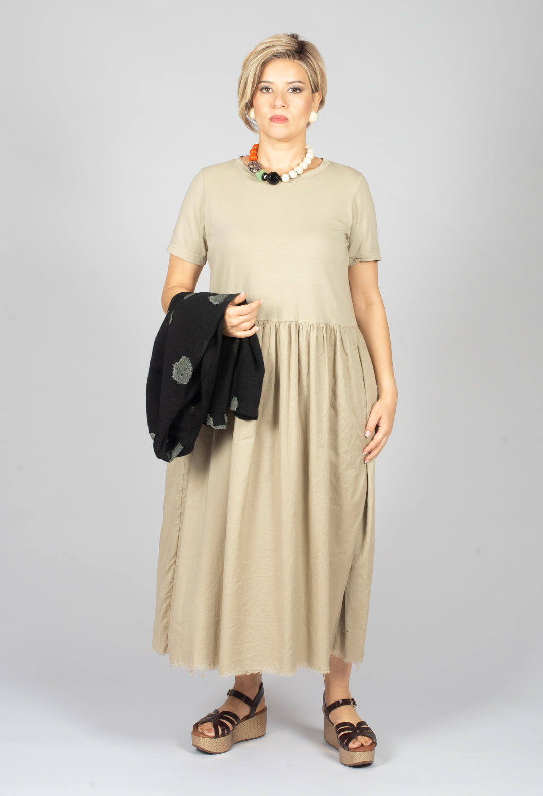 Cocoa Dress in Grezzo