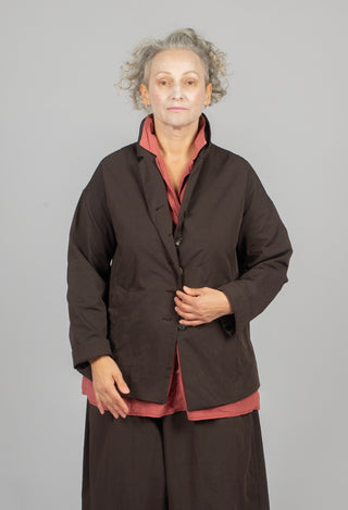 Loose Blazer WG in Brown
