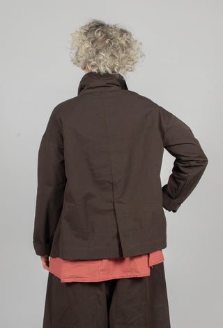 Loose Blazer WG in Brown