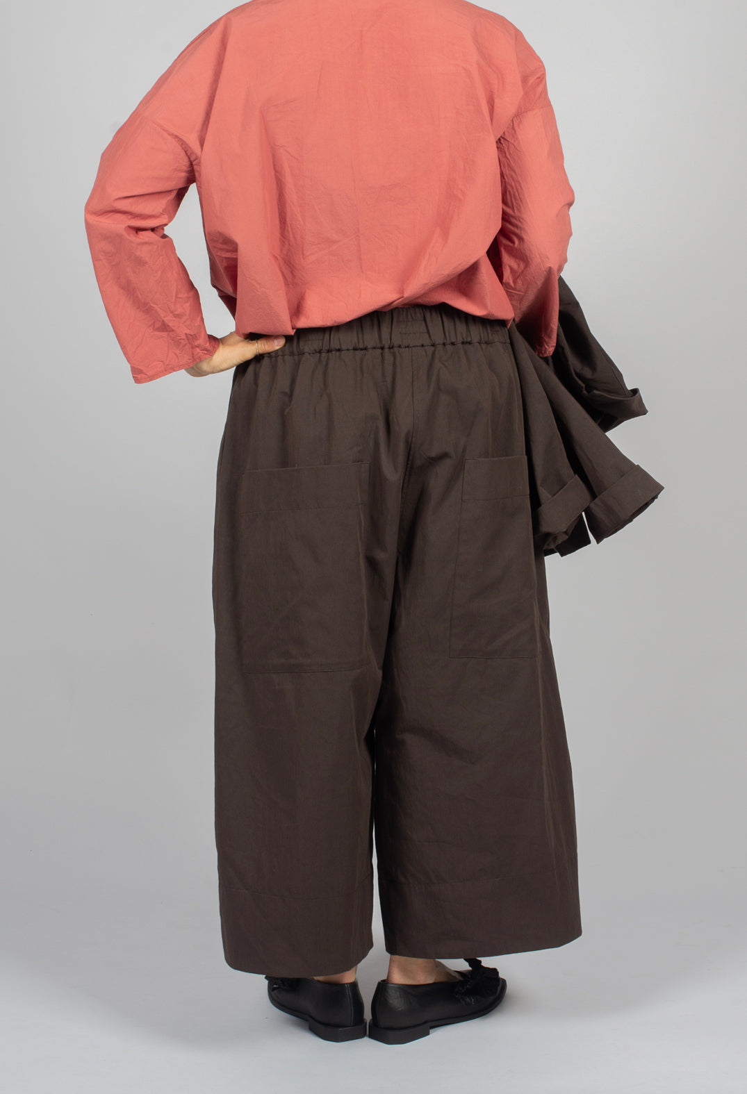 Wide Trousers WG in Brown