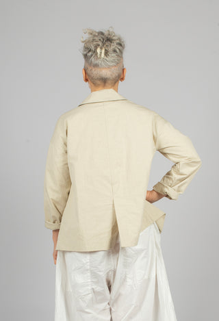 Loose Blazer WG in Stone