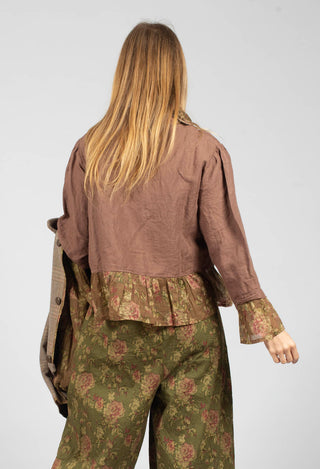 Mathis Jacket in Lin Bois de Rose