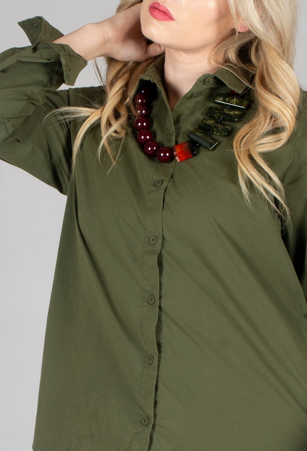 Mikumi Blouse in Khaki