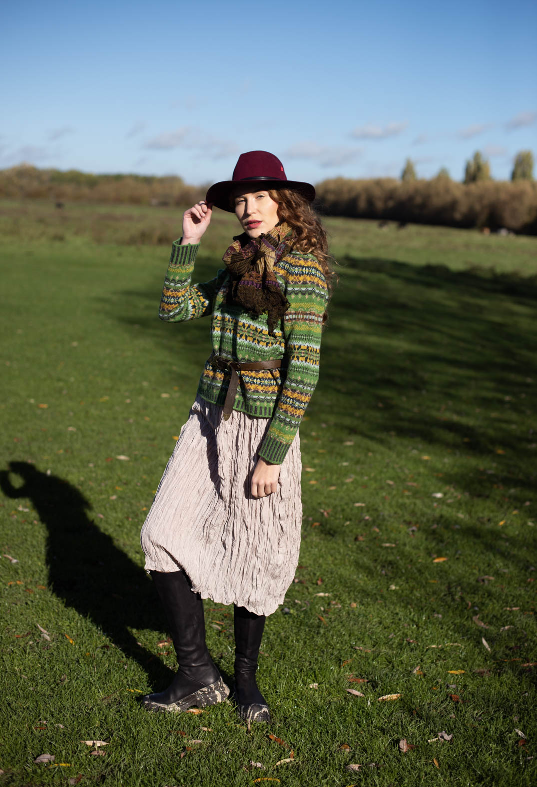 Myrtespiel dress in Kiesel