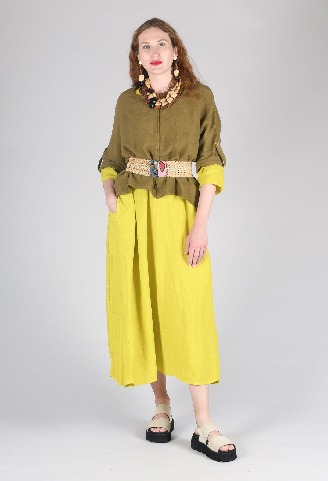 Vonta Shirt in Kaki