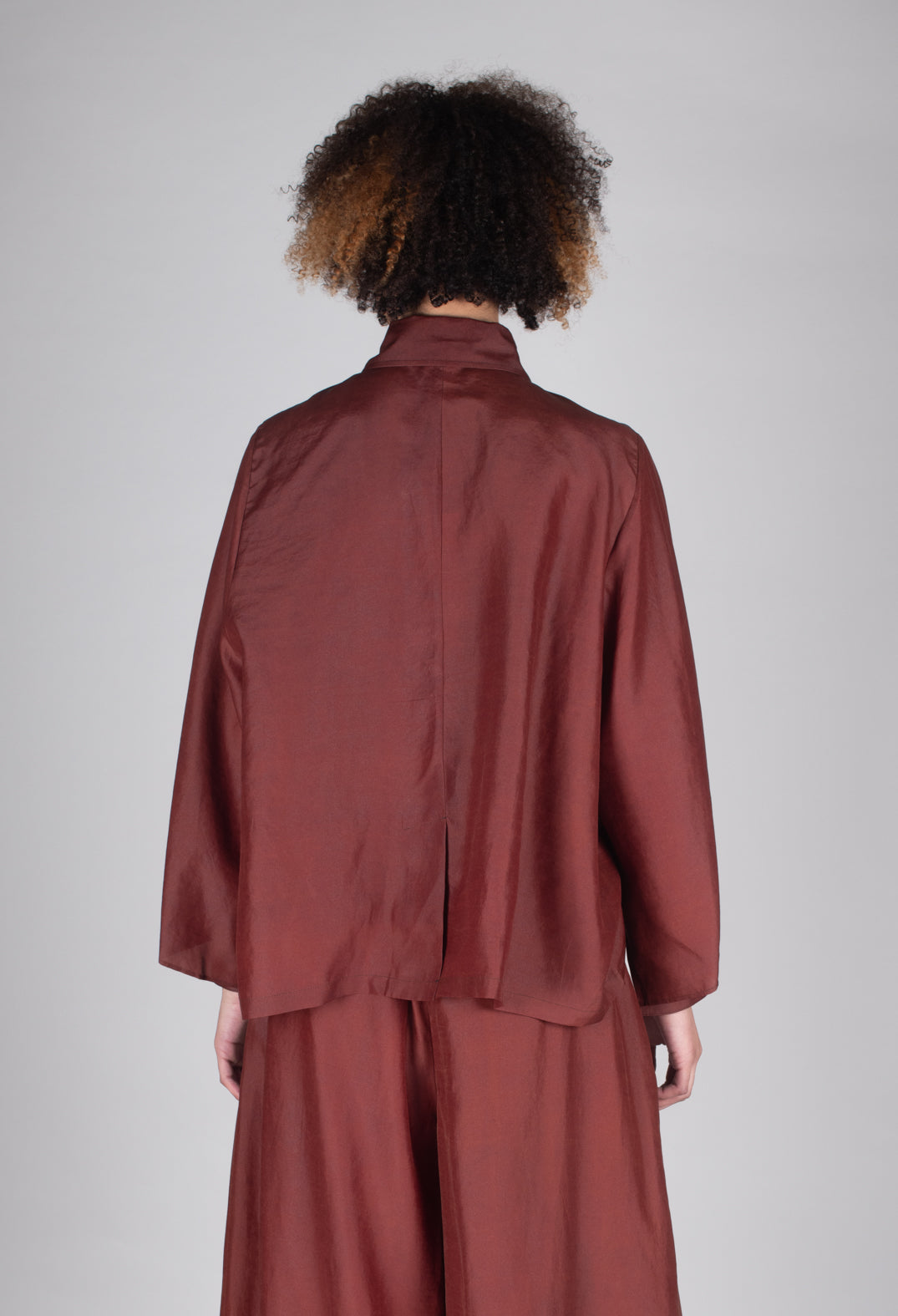 Silk Shirt in Copper