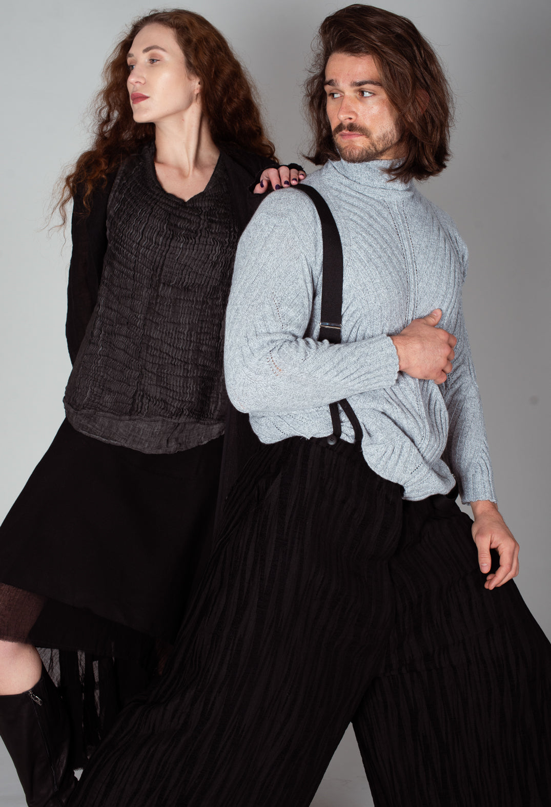 Thick Knit Jumper in Grey