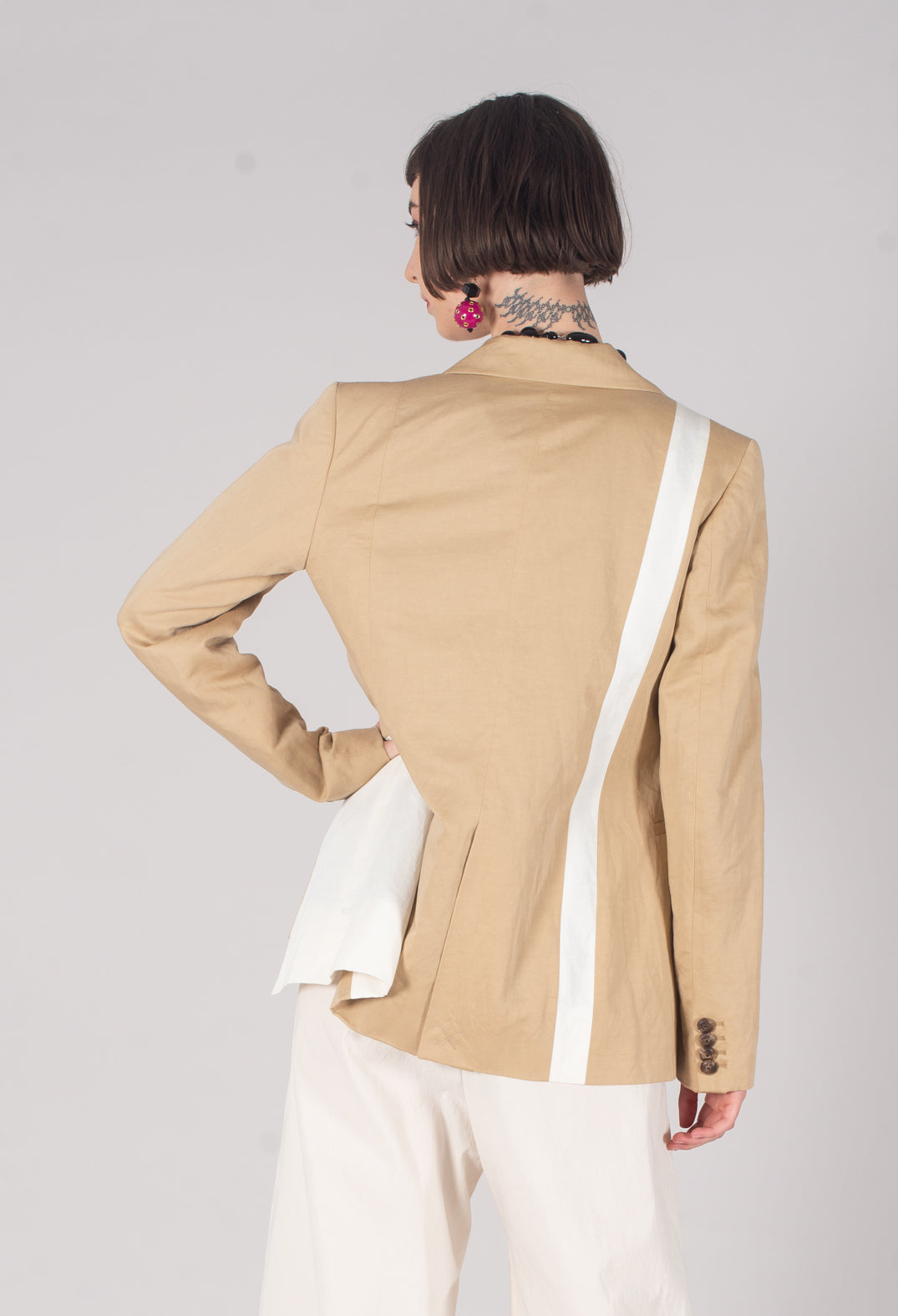 Double Breasted Blazer in Cerotto