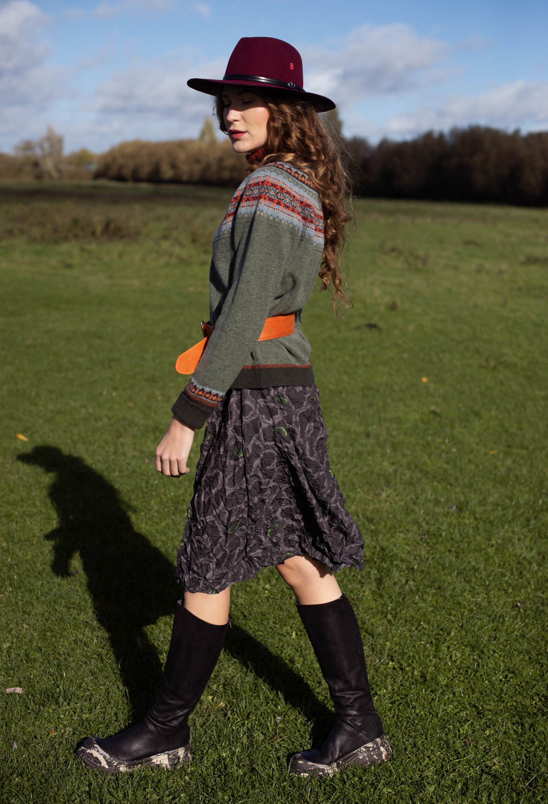 Three Quarter Sleeve Smash Dress in Eye of the Panther