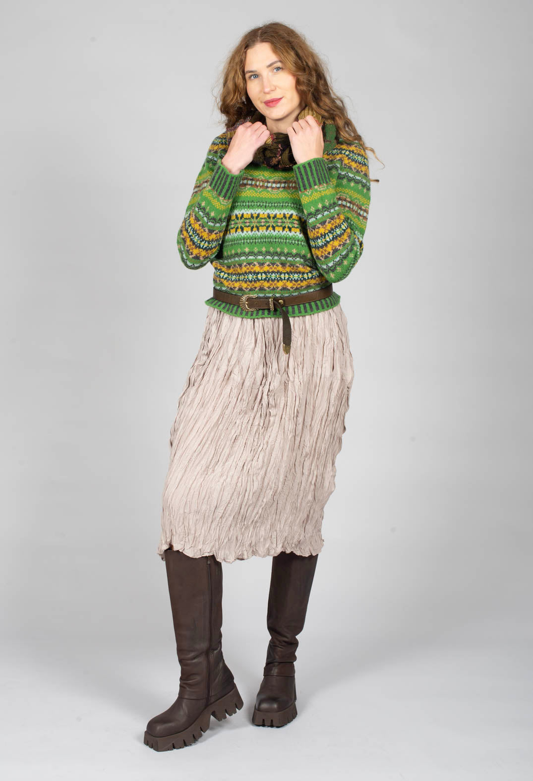 Myrtespiel dress in Kiesel