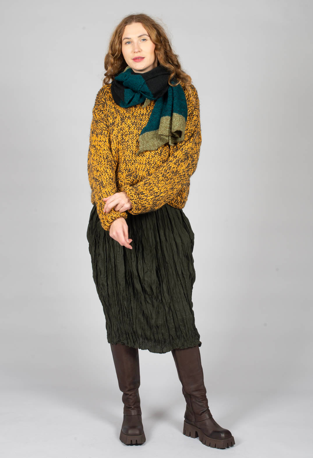 Regan dress in Lorbeer