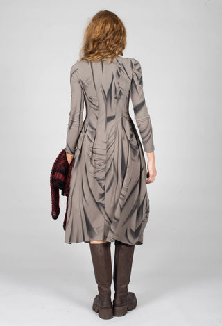 At-Length Dress in Brown