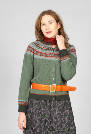 Alpine Short Cardigan in Braemar