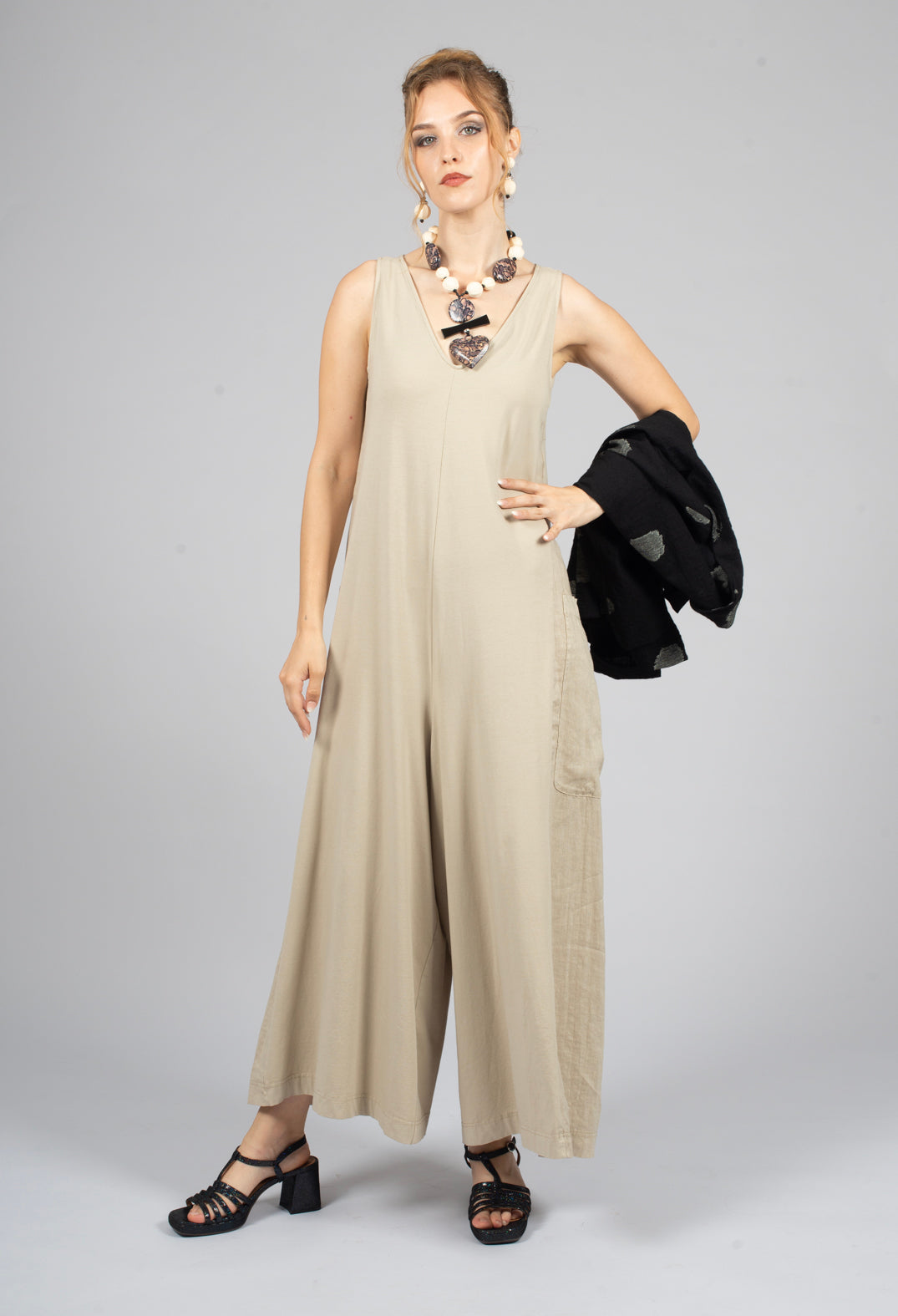 Caotica Jumpsuit in Grezzo