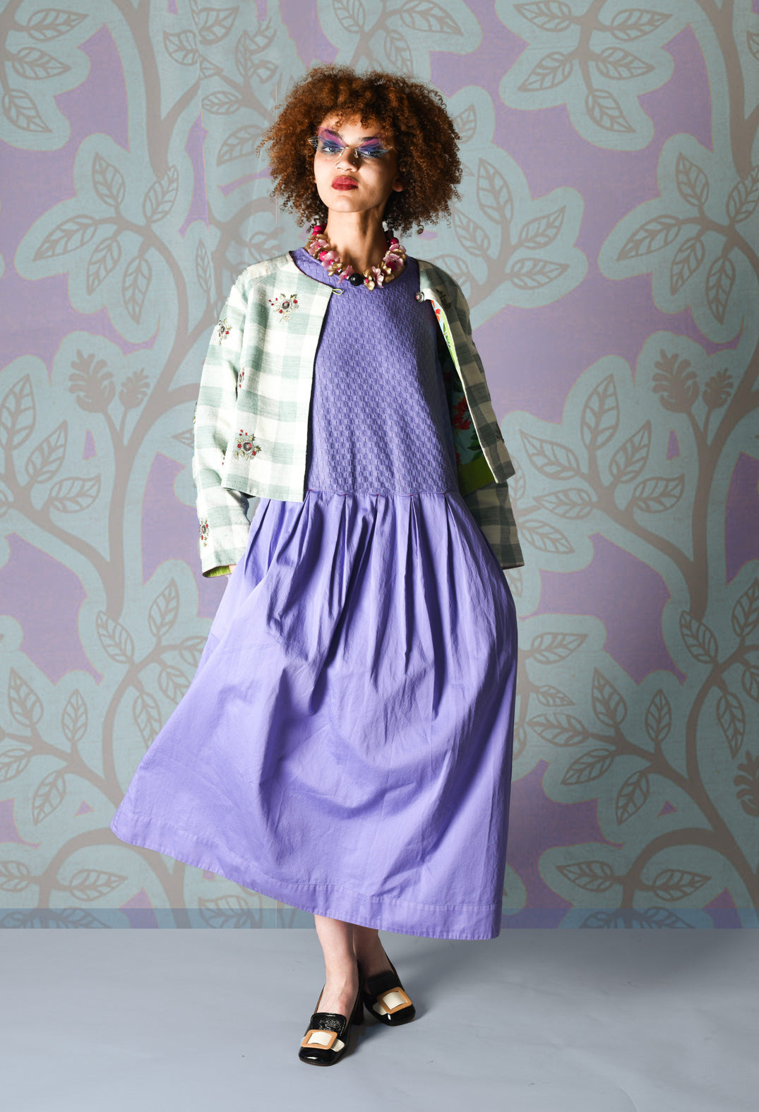 Dress Sunflower Jacaranda in Purple