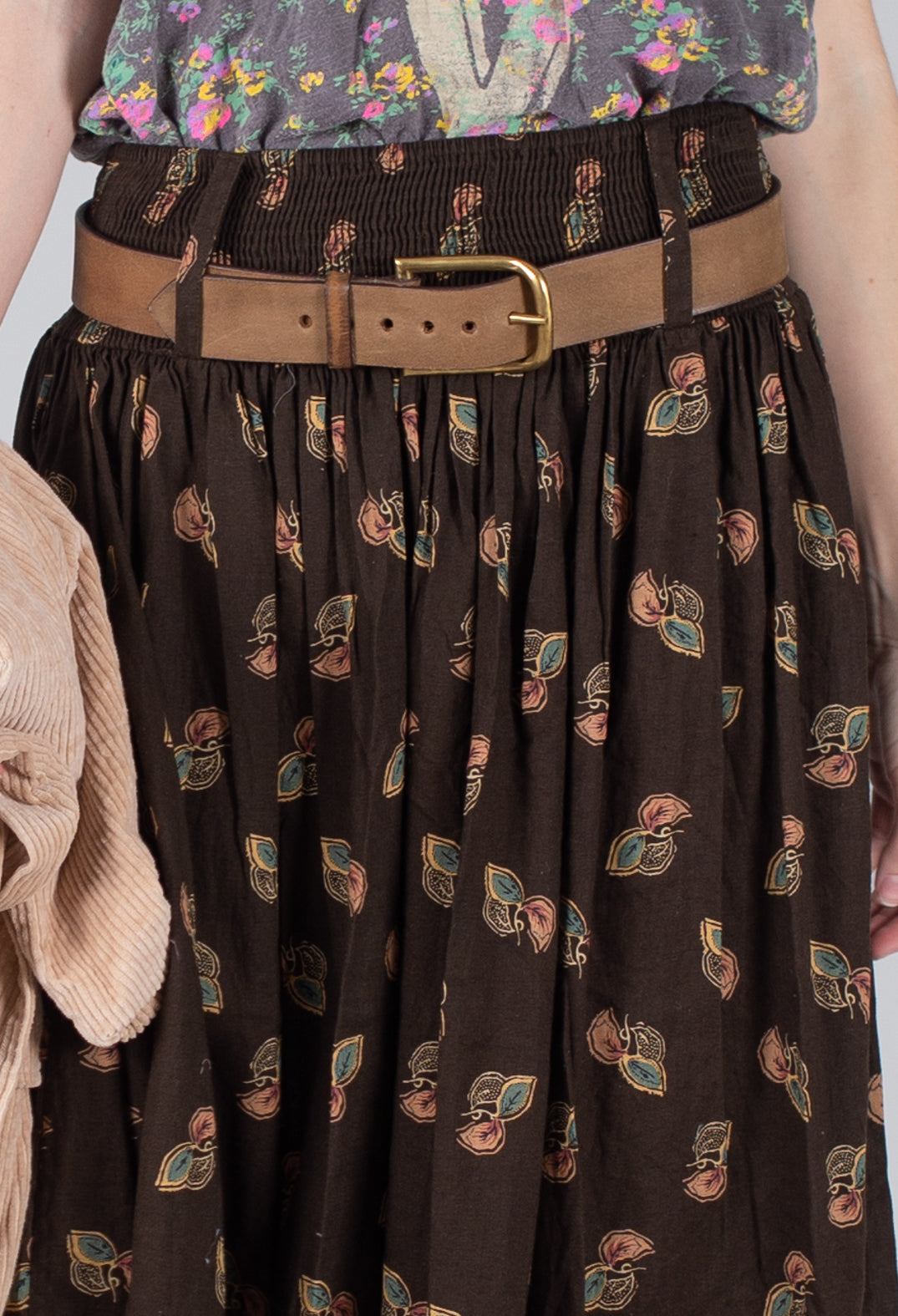 Sanja Skirt in Linen Flower