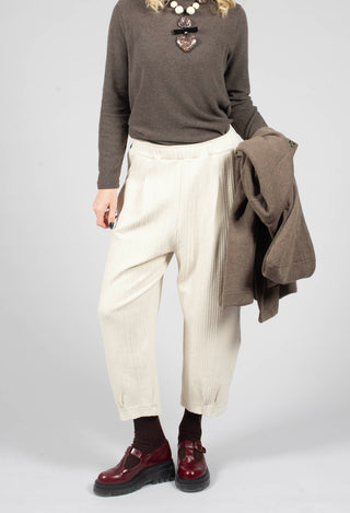 Bianco C Trousers in Luna