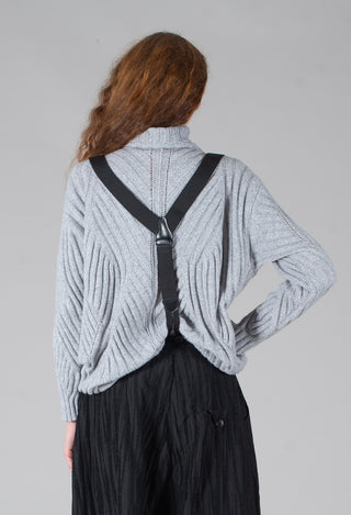 Thick Knit Jumper in Grey