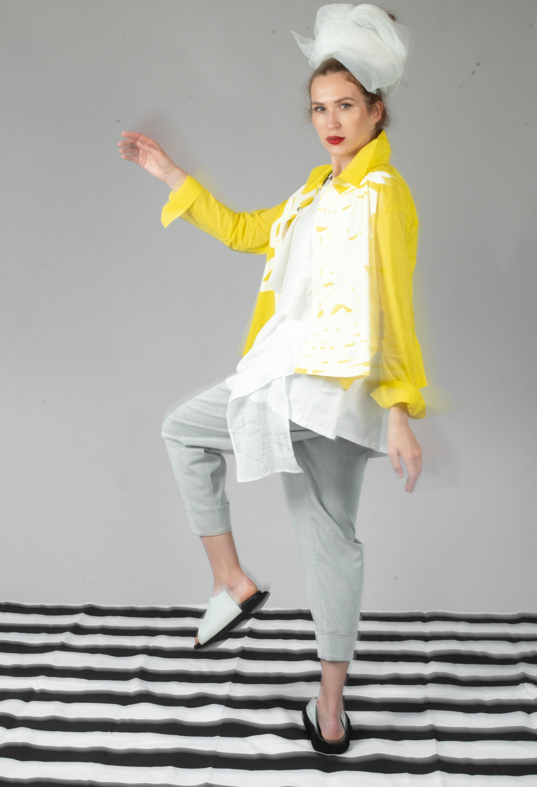 Sleeveless Tunic Dress in White