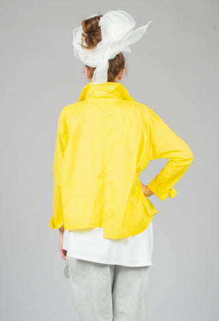 Shirt with Bold Print in Yellow
