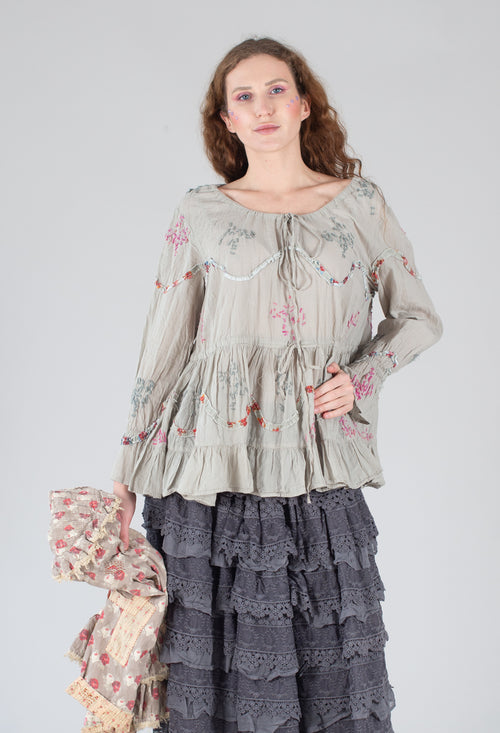 Cindy Blouse in Original Embroidered Voile
